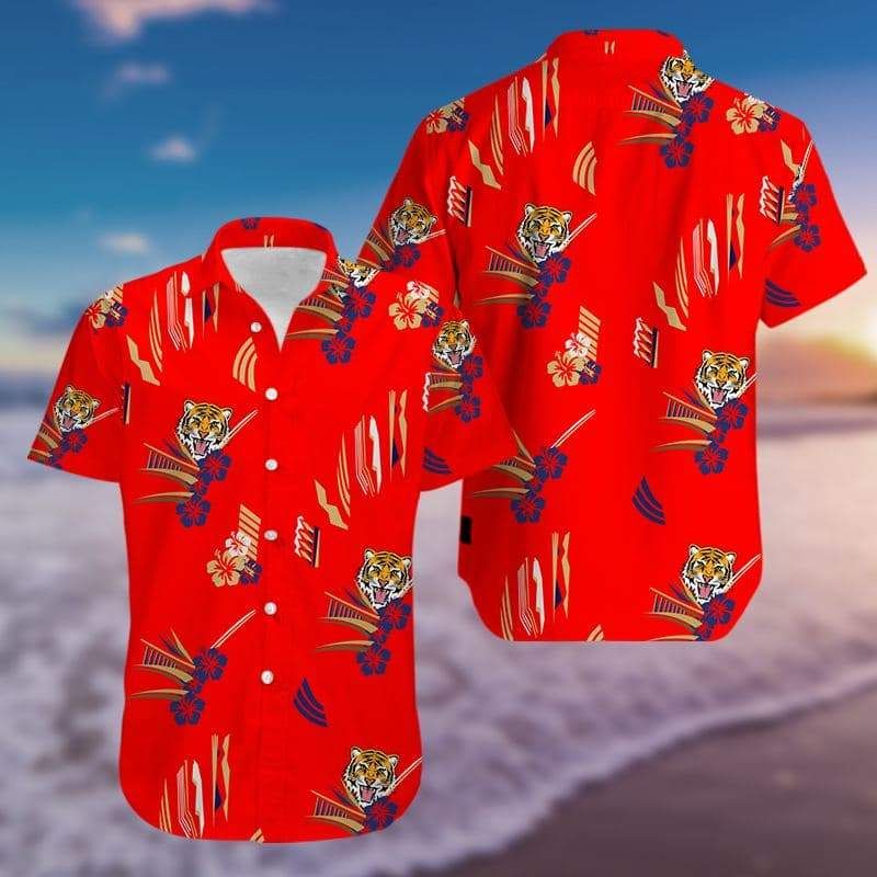 Tony Montana Red Unisex Hawaiian Aloha Shirts #h