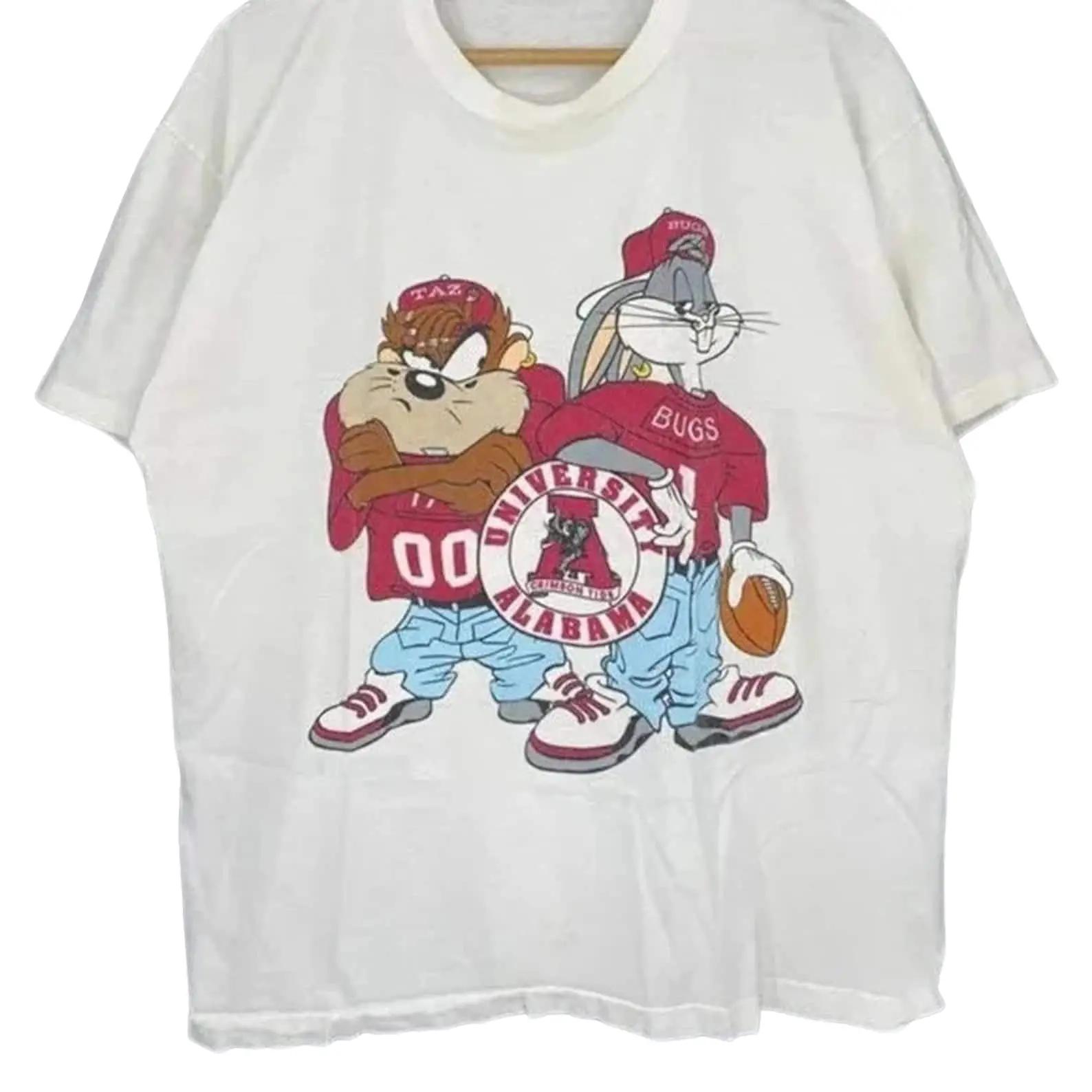 Vintage NCAA Alabama Crimson Tide Looney Tunes Shirt