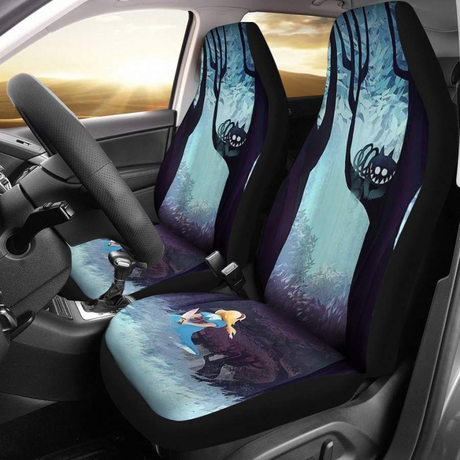 Alice In Wonderland Car Seat Covers Cartoon Fan Gift