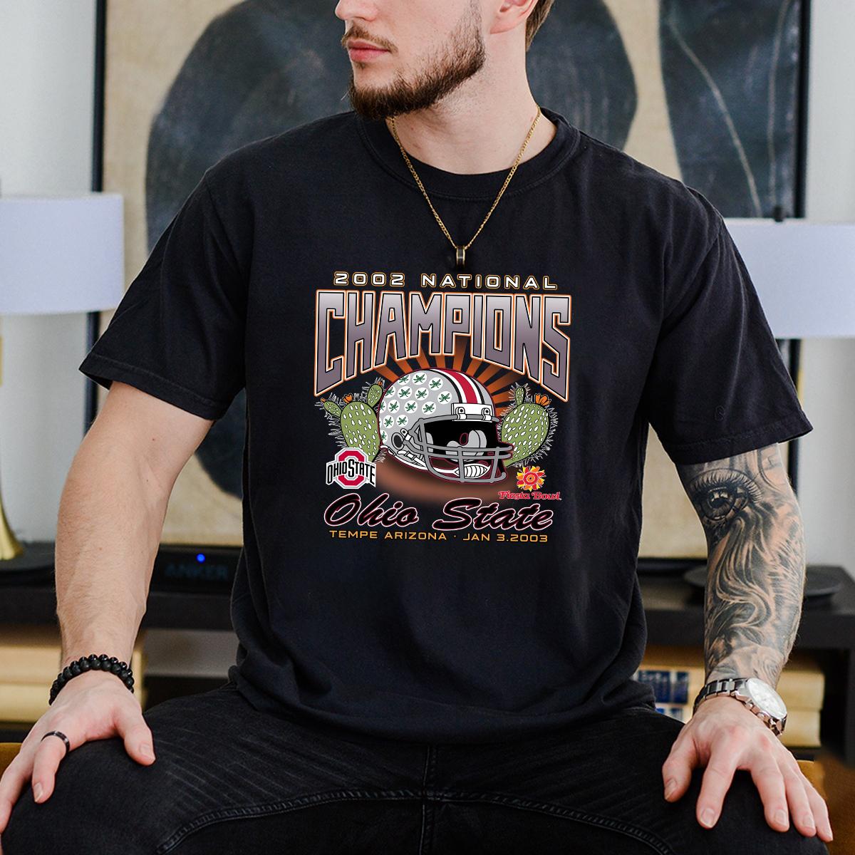 2002 NCAA NATIONAL CHAMPIONS OHIO STATE BUCKEYES, Creative T-Shirt, Shirt Outfit Idea