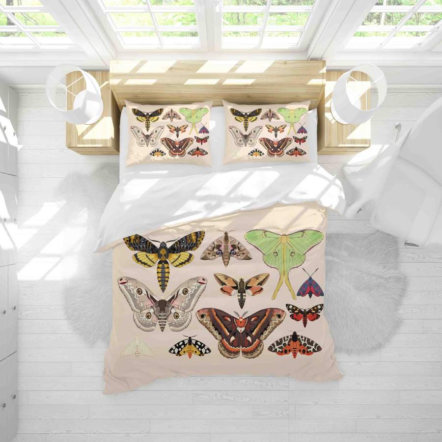 3D Butterfly Quilt Cover Set Bedding Set Duvet Cover Pillowcases SF011