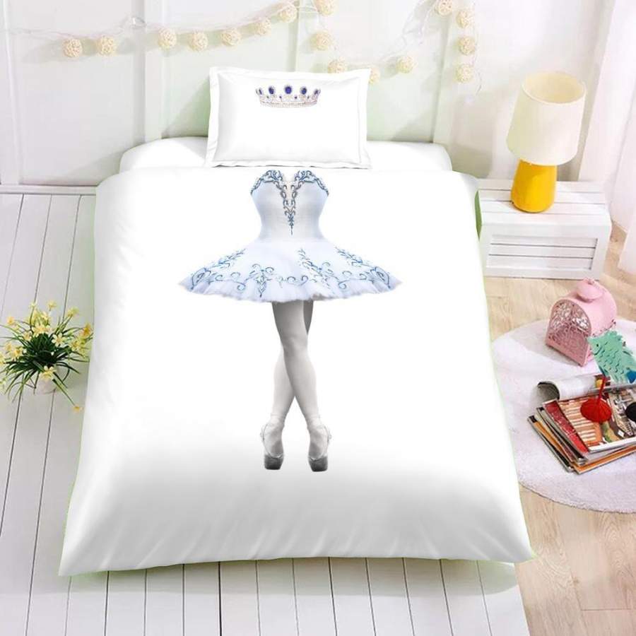 3D Ballet Dancer Quilt Cover Set Bedding Set Pillowcases 69