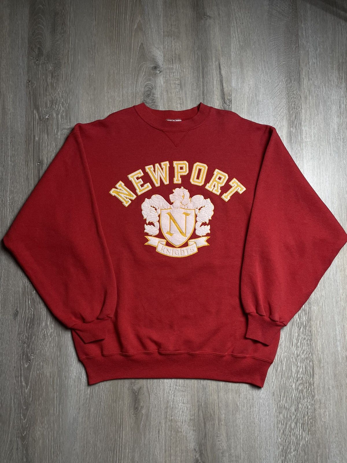 Vintage Hanes Classic Newport Big Logo Crewneck Sweatshirt, Shirt Outfit, Gift For Men, For Women