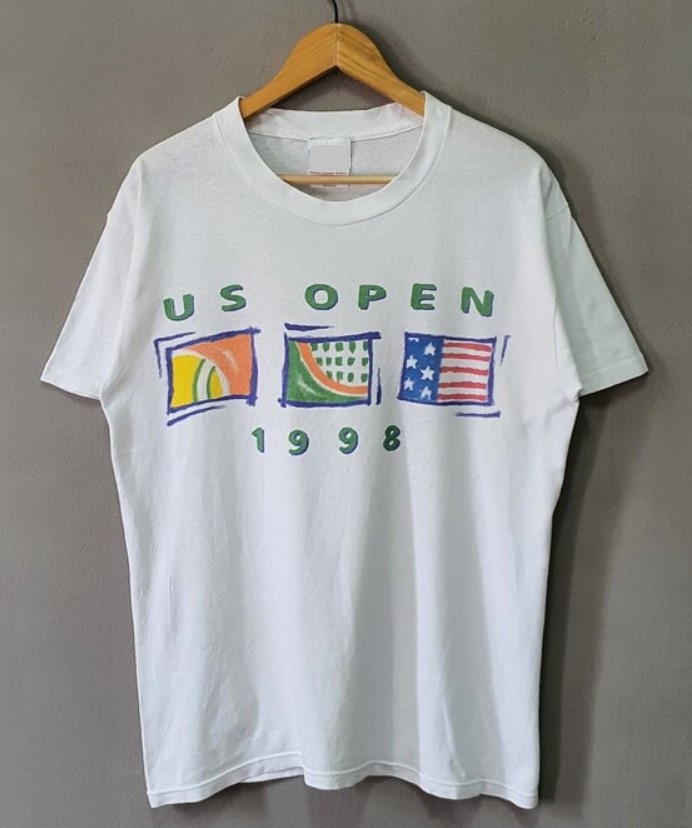 Vintage 1998 US Open Tennis Tournament Tee Shirt Outfit, Gift For Men, For Women