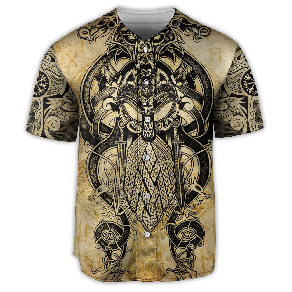 Viking Warrior Blood Pattern Cool Style Baseball Jersey