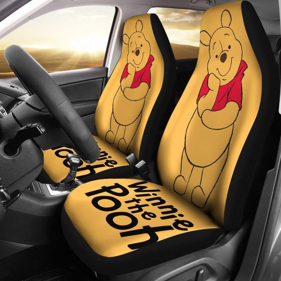 Winnie The Pooh Car Seat Covers Cartoon Gift Ideas