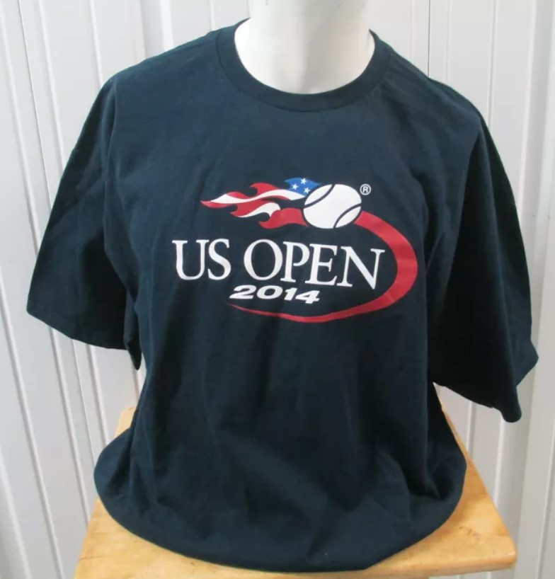 Vintage US OPEN 2014 Tennis Shirt Outfit, Shirt Outfit Idea