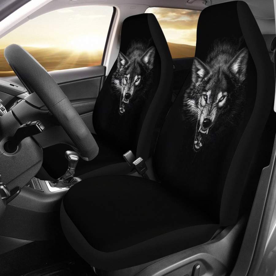 WOLF Car SEAT COVERS   NIGHTMARE K200118