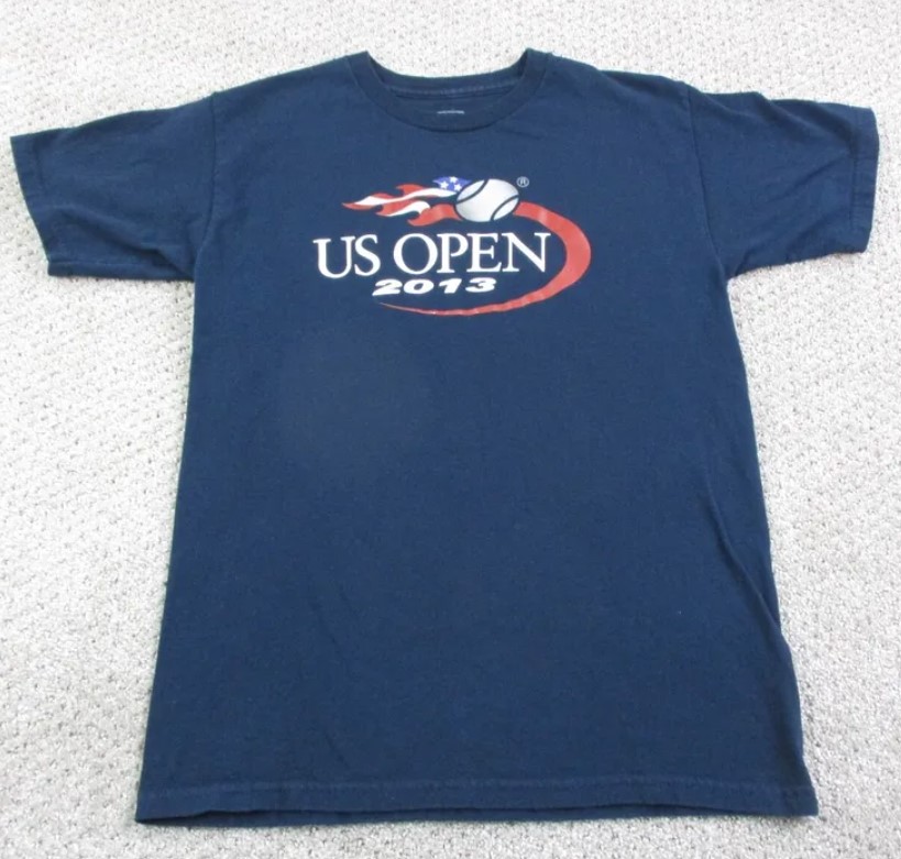 Vintage 2013 US Open Tennis Tee Shirt Outfit, Shirt Outfit Idea