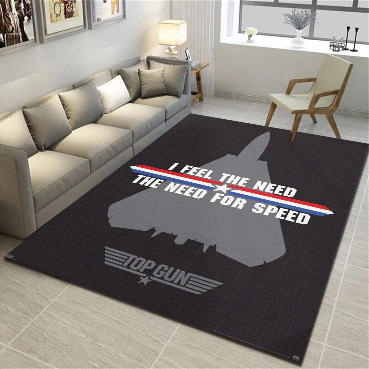 Top Gun Need For Speed Area Rugs, Living Room Carpet