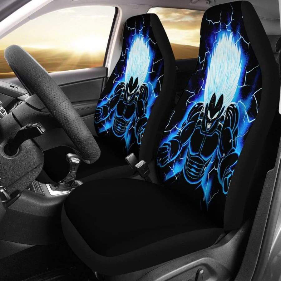 Vegeta Ultra Blue Car Seat Covers 1