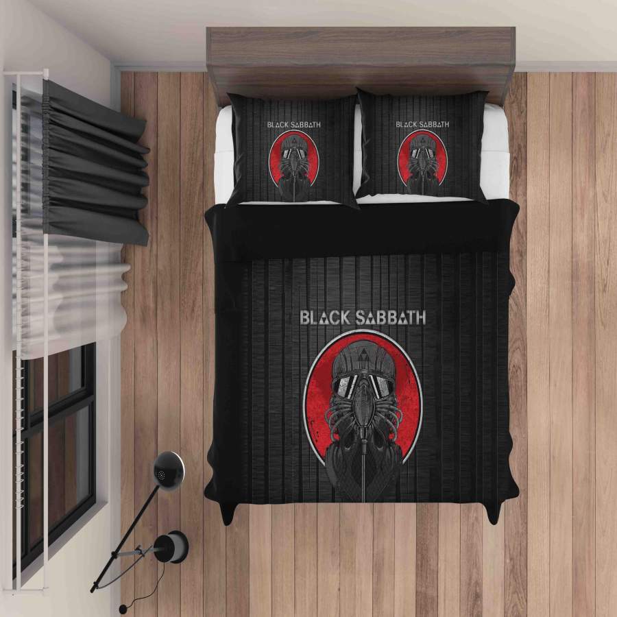 3D Black Sabbath Quilt Cover Set Bedding Set Duvet Cover Pillowcases SF98