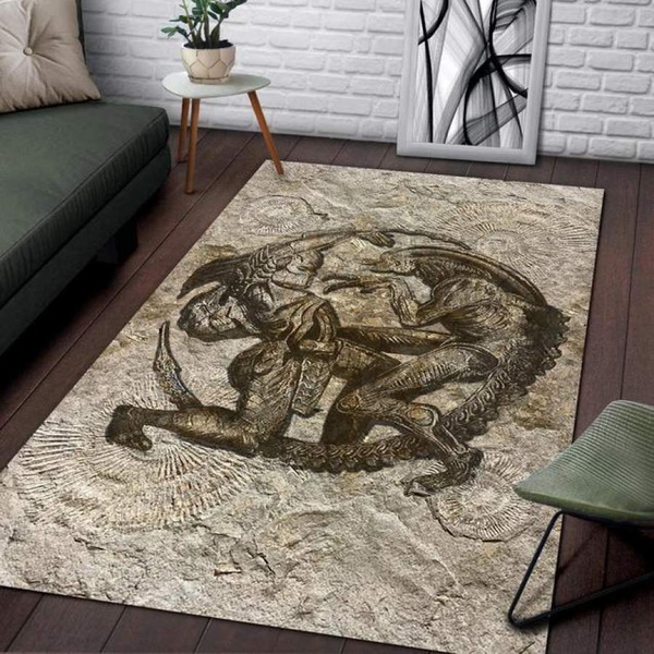 Aliens vs Predator Fossil Area Rug – HOME DECOR – BEDROOM LIVING ROOM DECOR