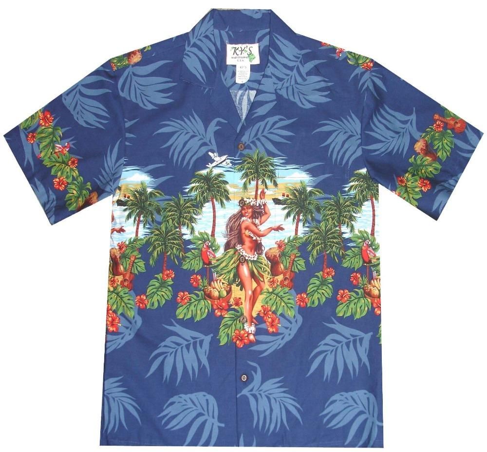 Traditional Hula Girl Hawaiian Shirt