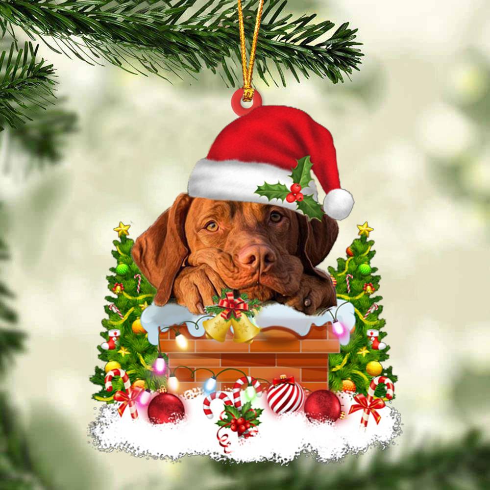 Vizsla And Christmas Ornament – Gift For Dog Lover