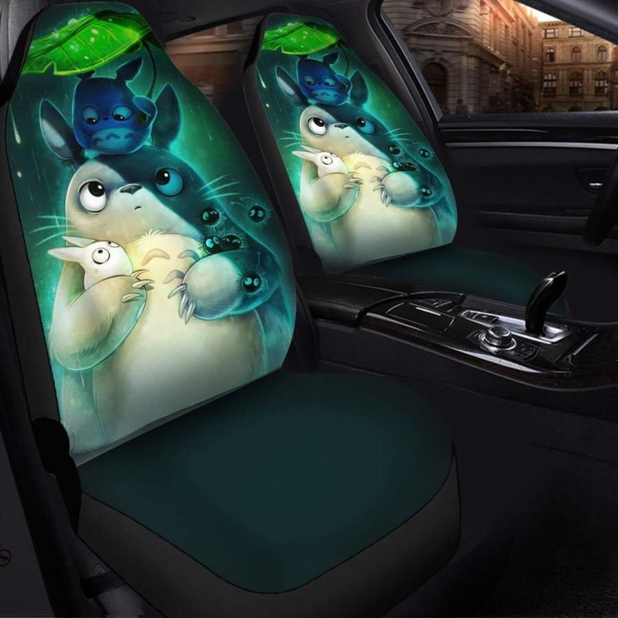 Totoro Rain Anime Car Seat Covers