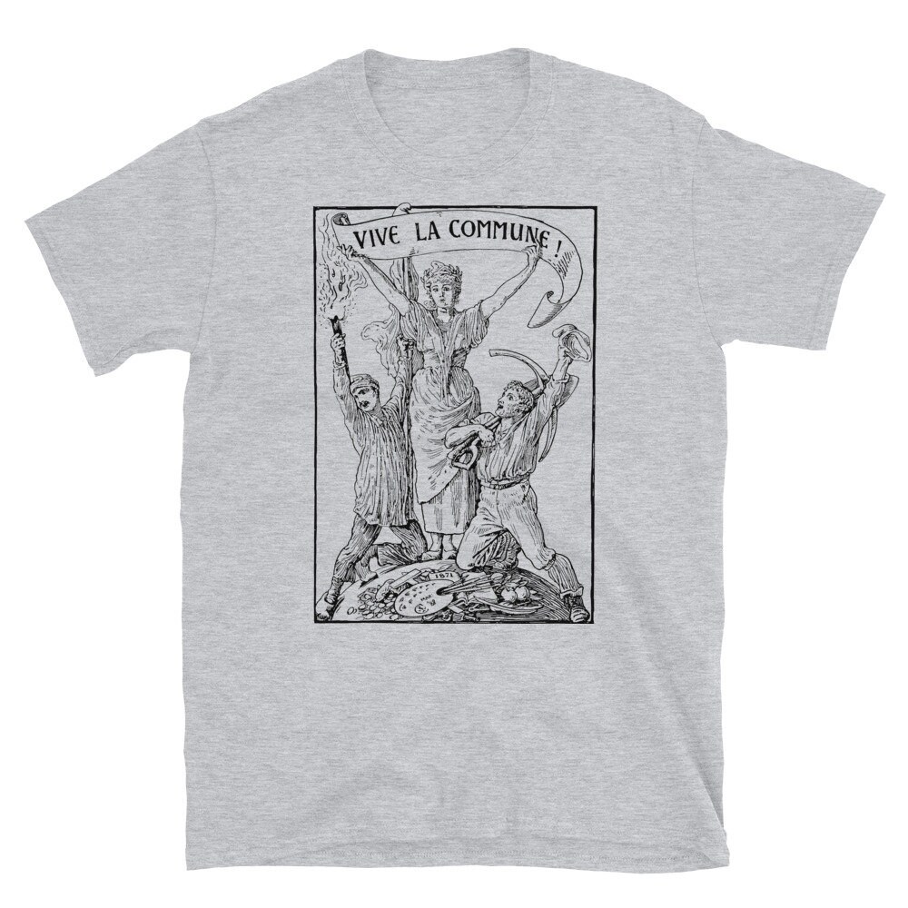 Vive La Commune Walter Crane – Historical, Paris Commune, Socialist, Leftist T-Shirt